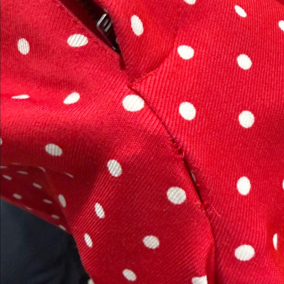 Free People Red and White Polka Dot Garment 10 - Picture 11 of 11
